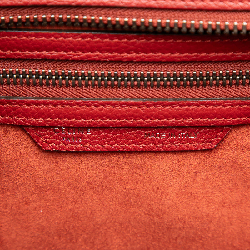 Micro Drummed Calfskin Luggage Tote - Image 5
