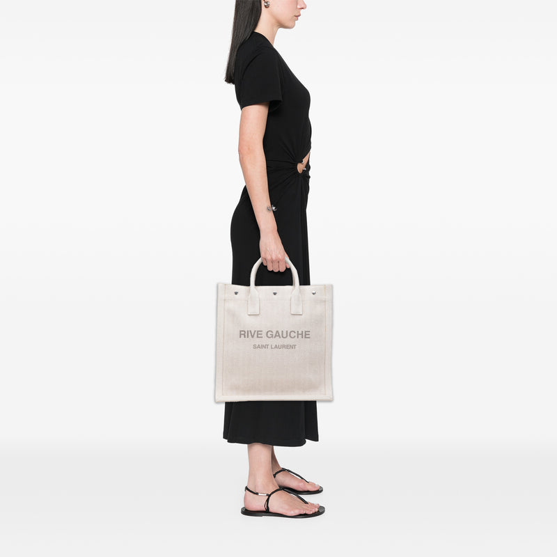 Canvas Rive Gauche North South Tote - Image 11