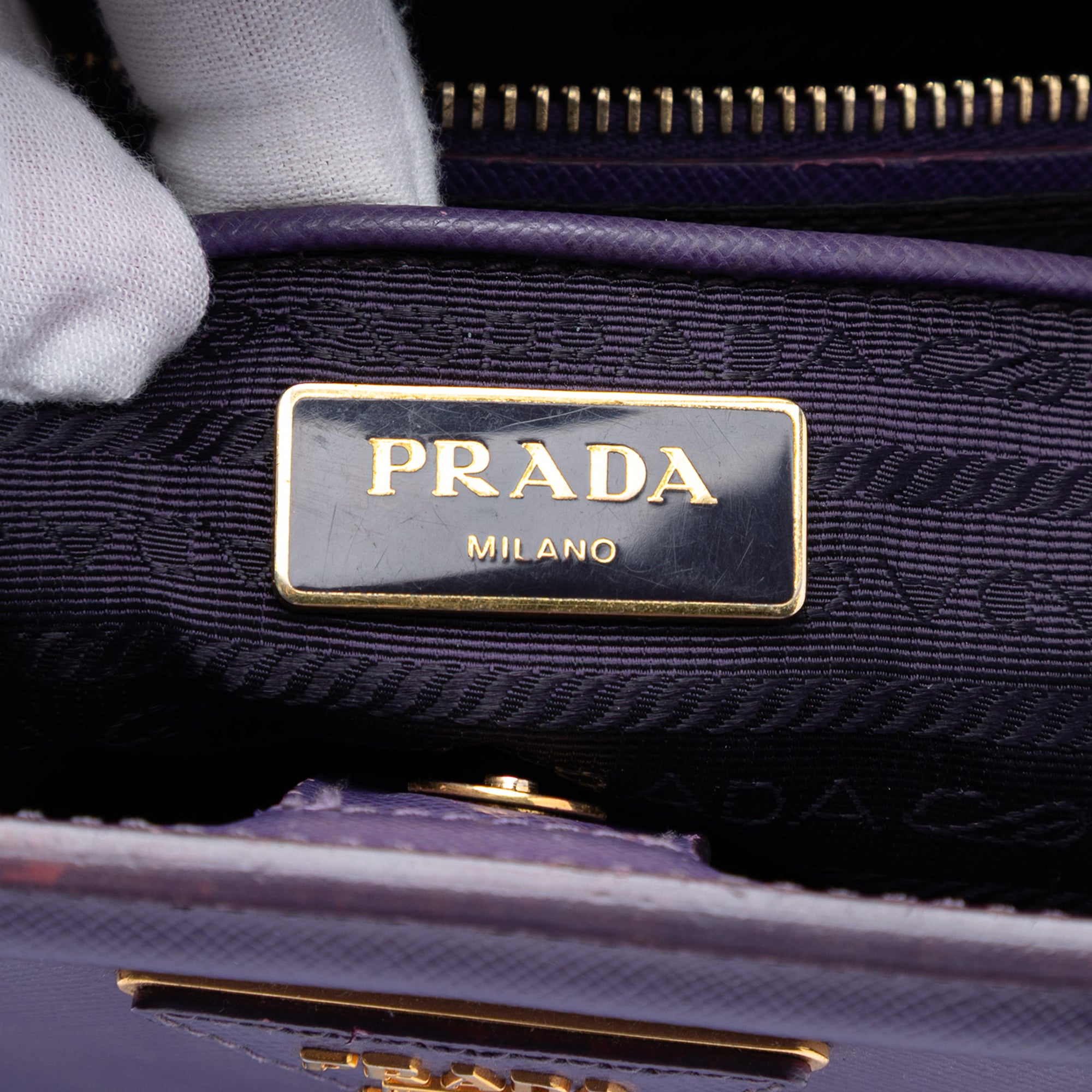 Saffiano Lux Parabole Satchel - Image 5