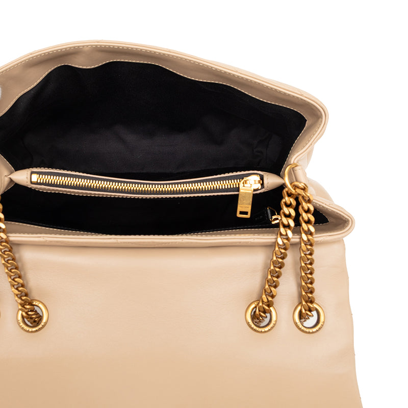 Medium Matelasse Calfskin Monogram LouLou Shoulder Bag - Image 4