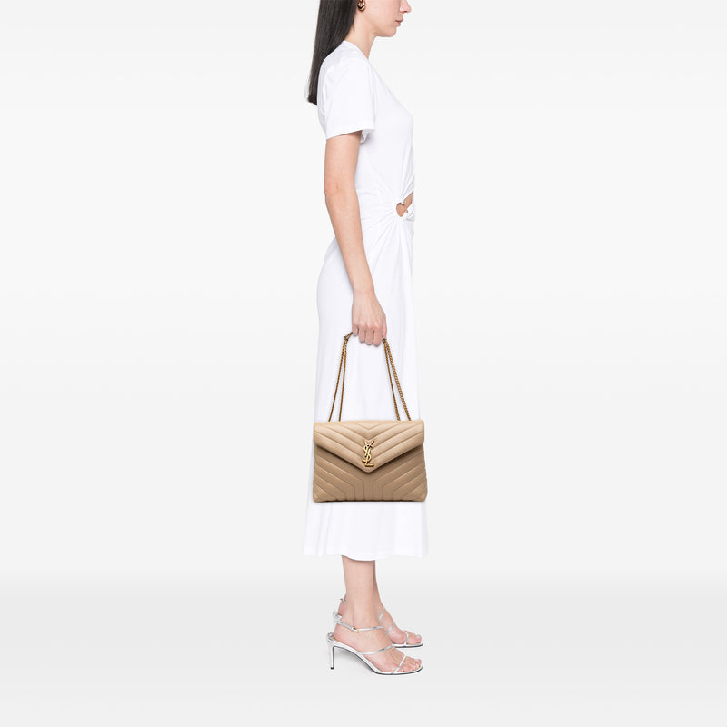 Medium Matelasse Calfskin Monogram LouLou Shoulder Bag - Image 7