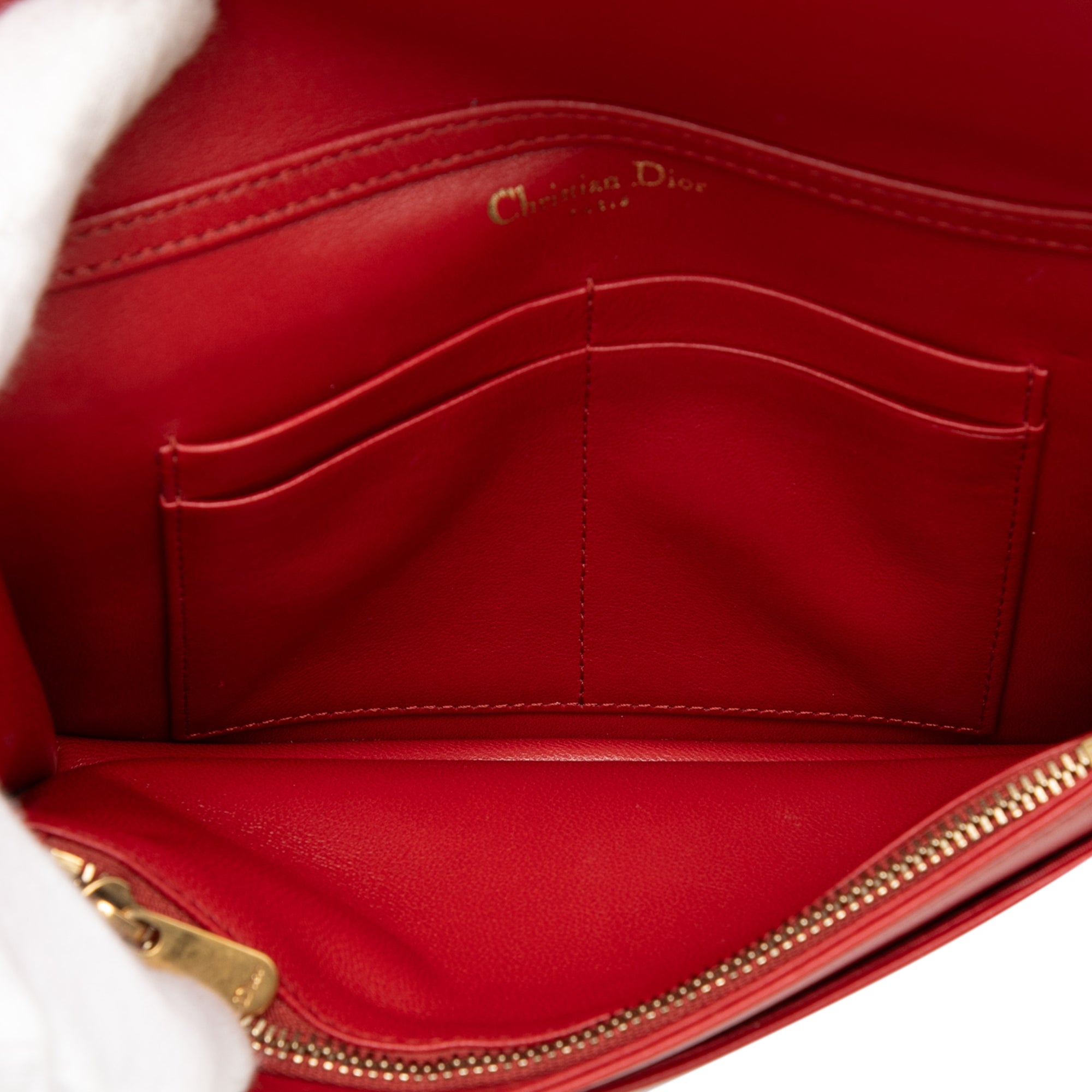 Studded Lambskin Diorama Wallet on Chain - Image 4