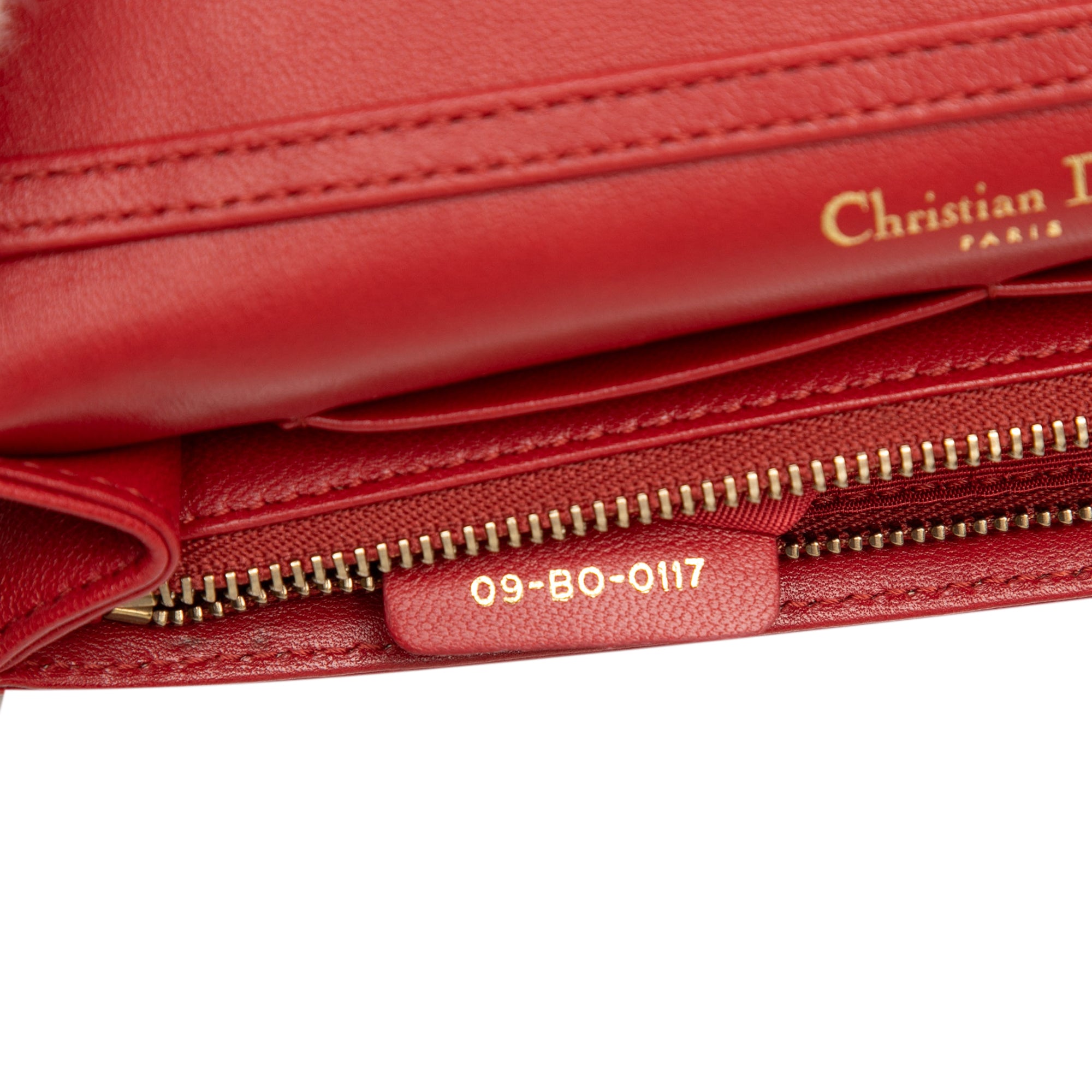 Studded Lambskin Diorama Wallet on Chain - Image 6