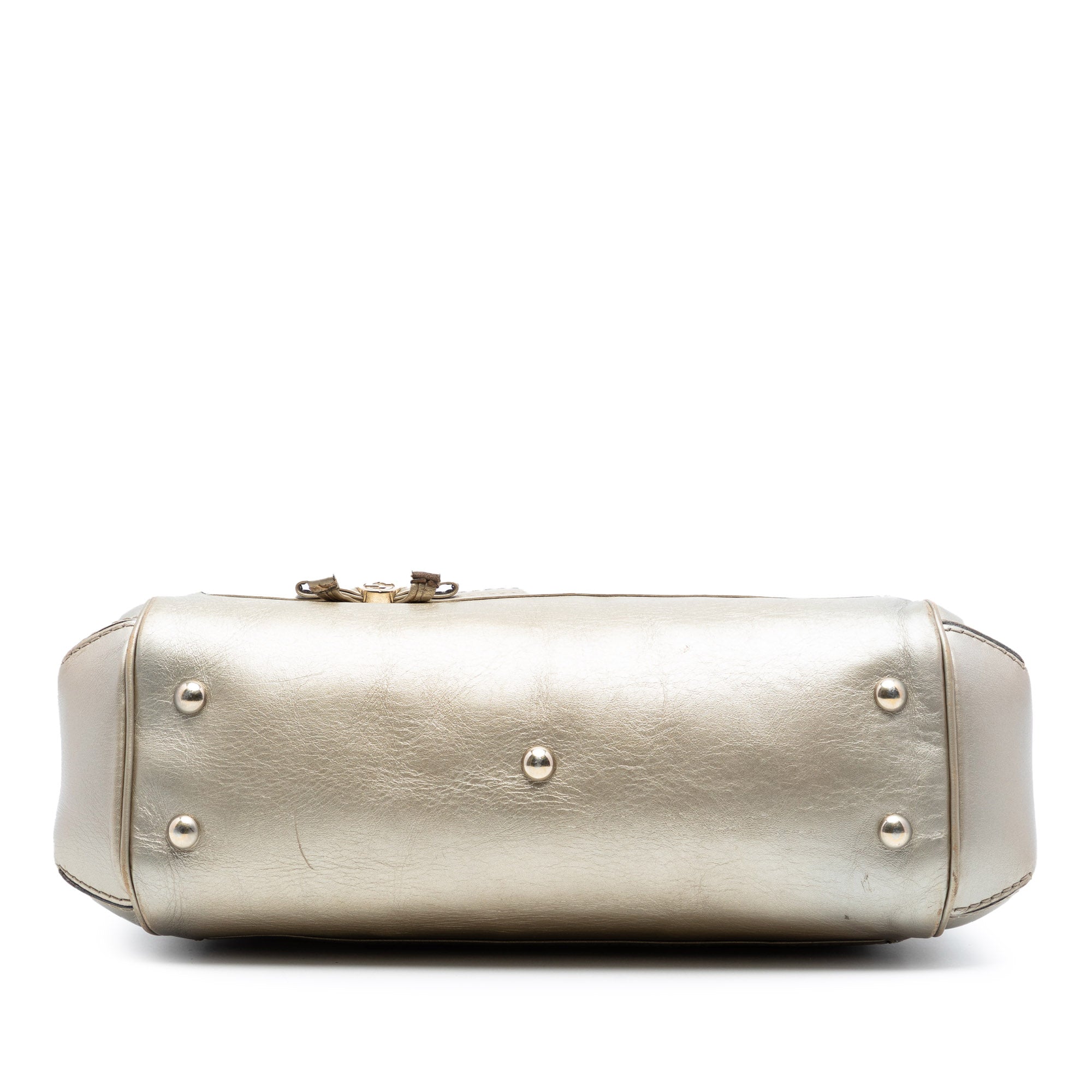 Metallic Guccissima Mayfair Satchel - Image 3