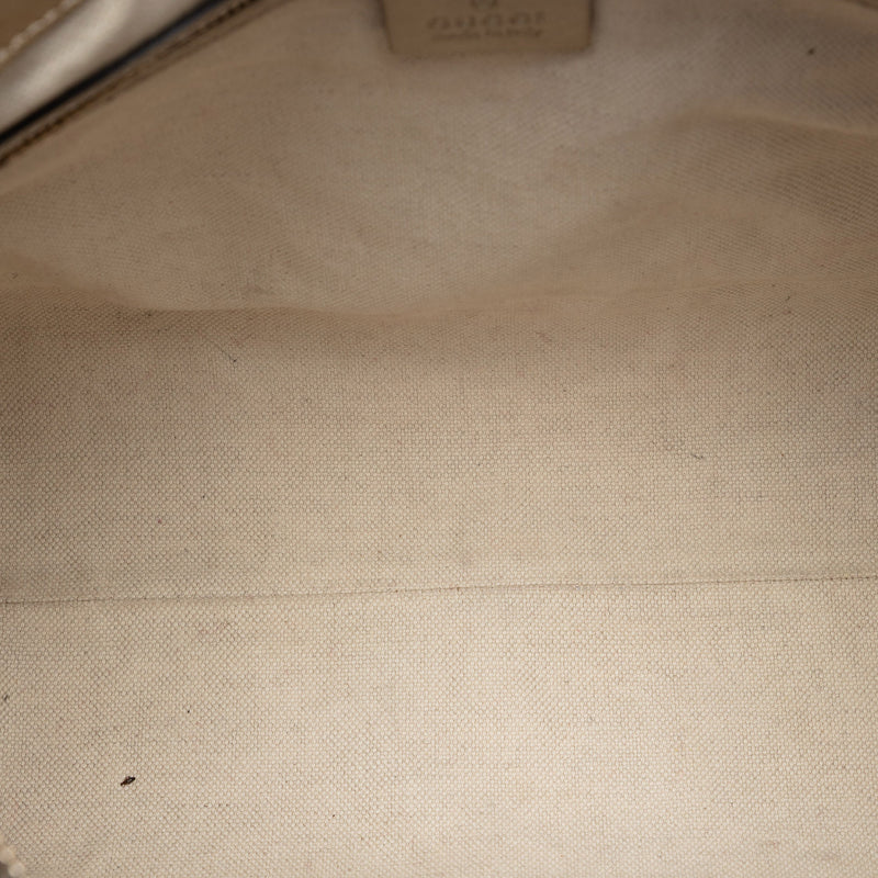 Metallic Guccissima Mayfair Satchel - Image 4