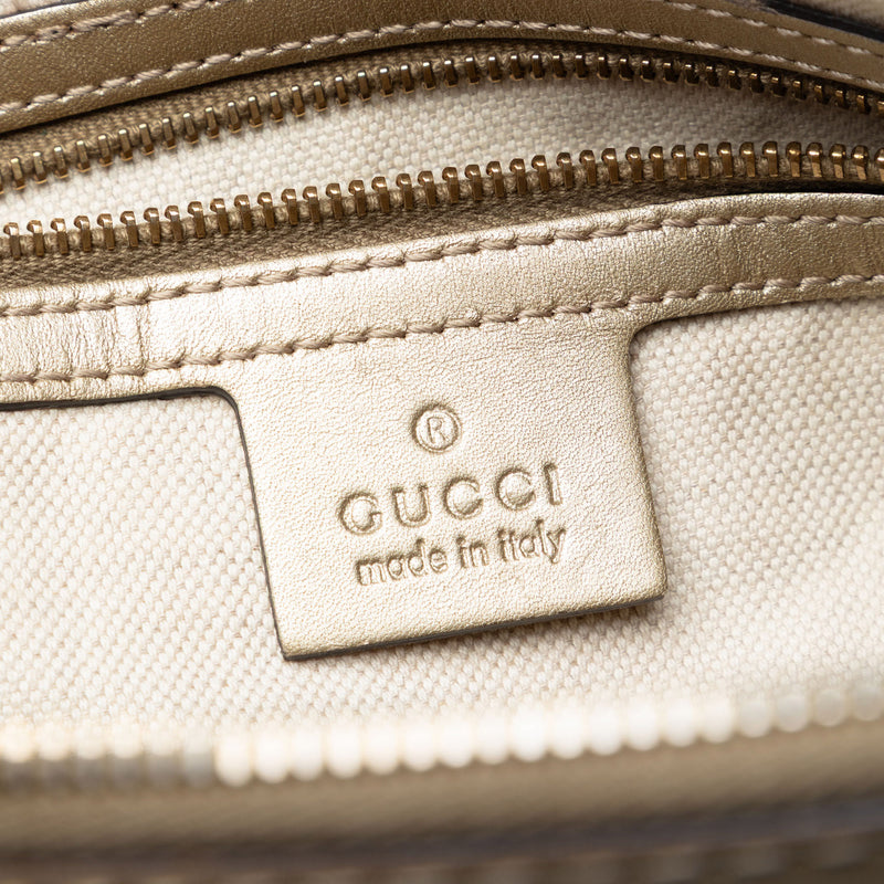 Metallic Guccissima Mayfair Satchel - Image 5