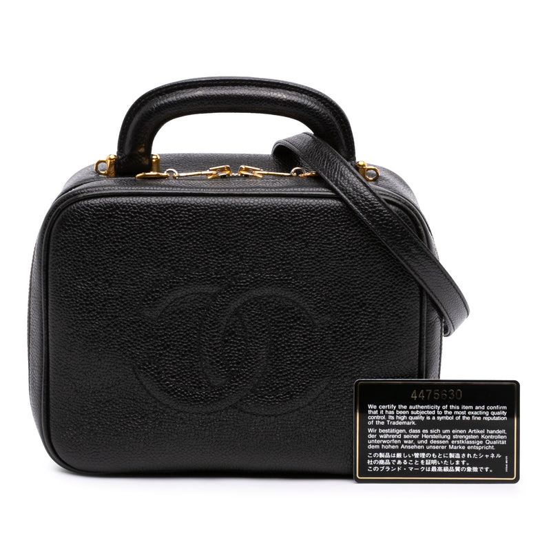 Medium CC Caviar Vanity Case - Image 7
