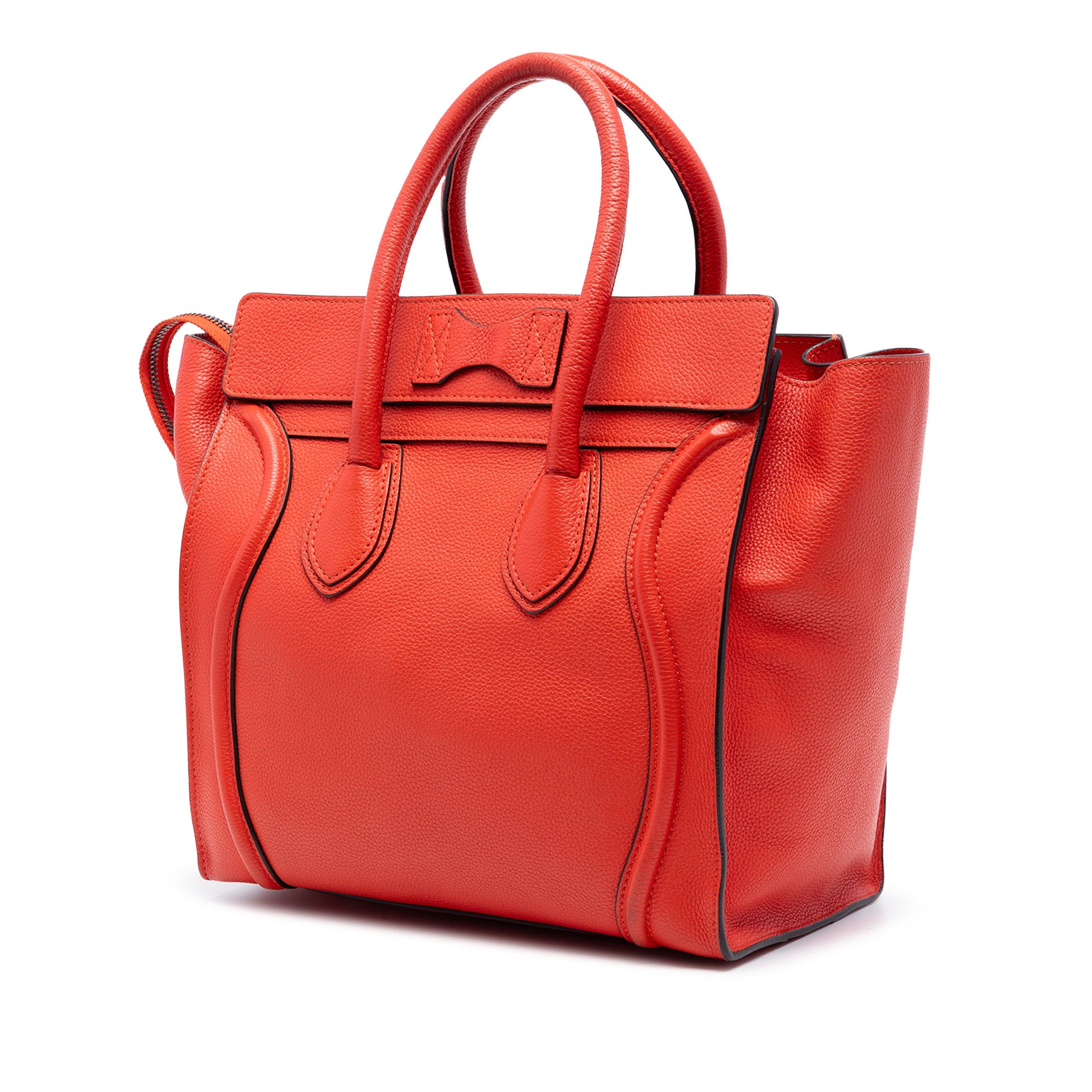 Mini Grained Calfskin Luggage Tote - Image 2