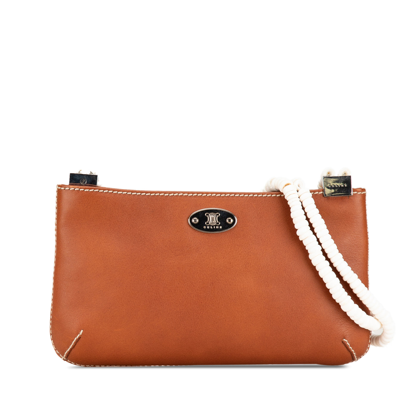 Calfskin Shell Strap Shoulder Bag - Image 1