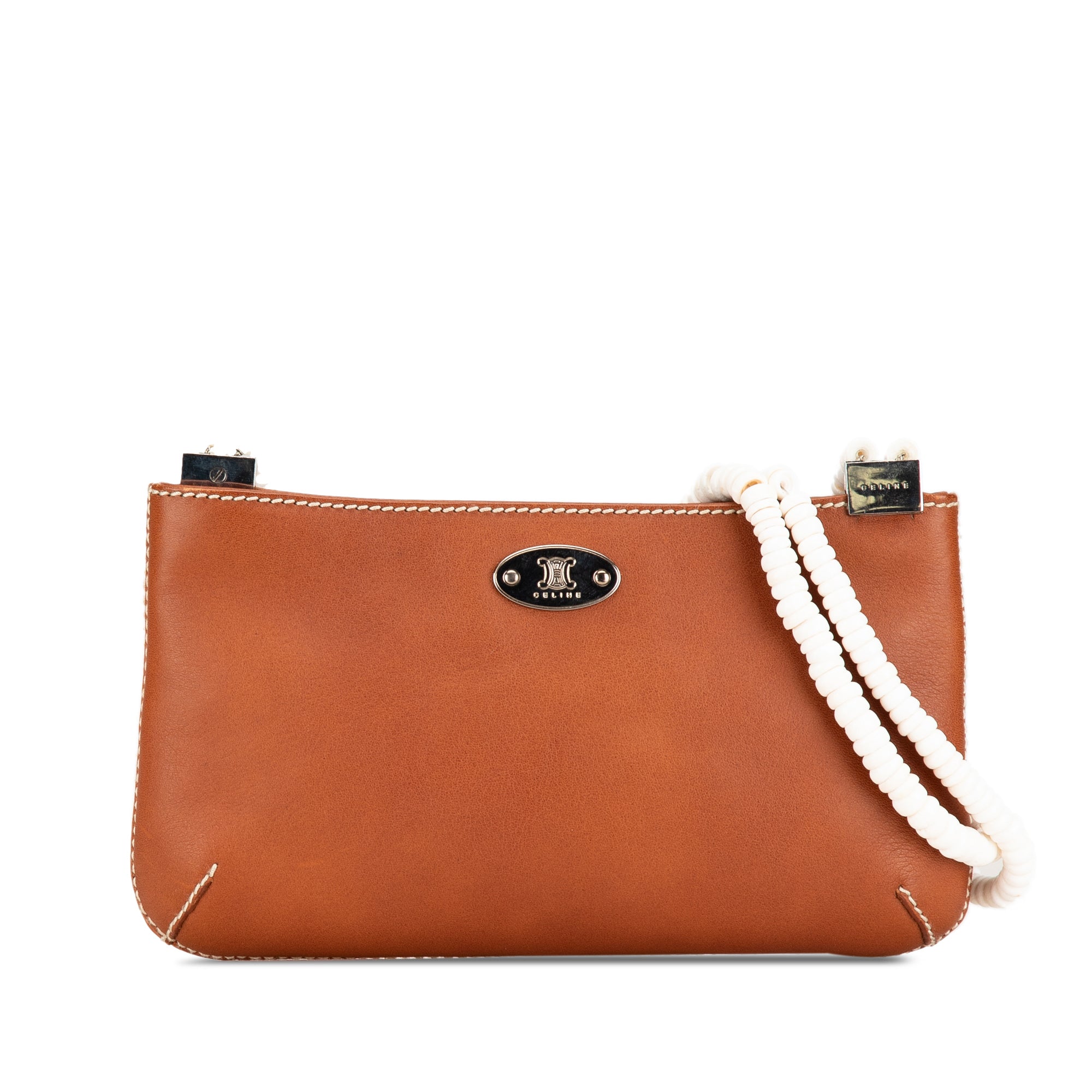 Calfskin Shell Strap Shoulder Bag - Image 1
