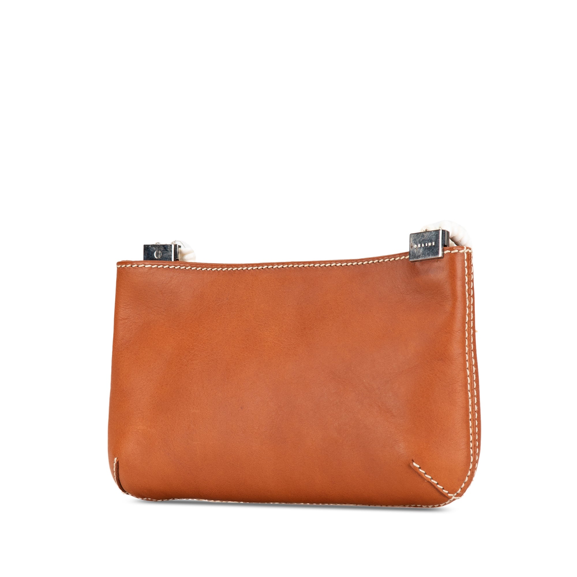 Calfskin Shell Strap Shoulder Bag - Image 2