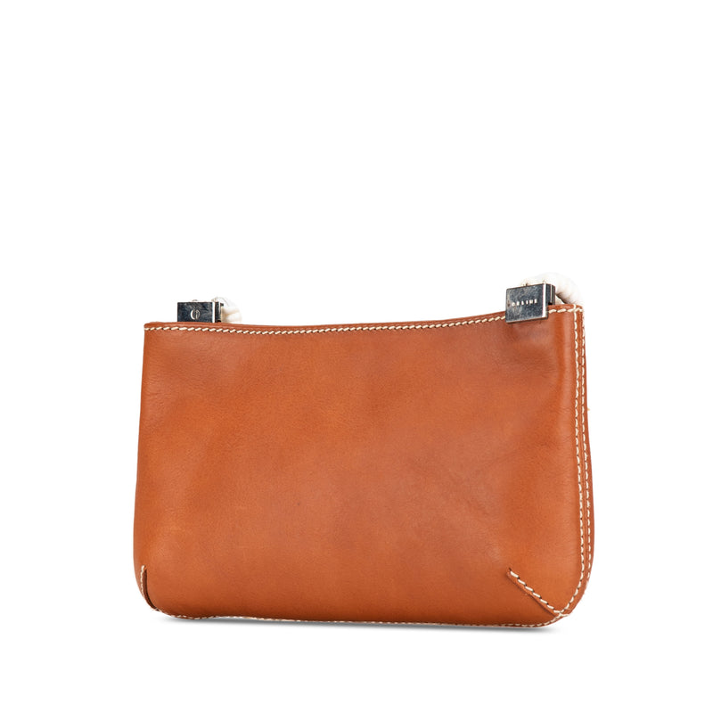 Calfskin Shell Strap Shoulder Bag - Image 2