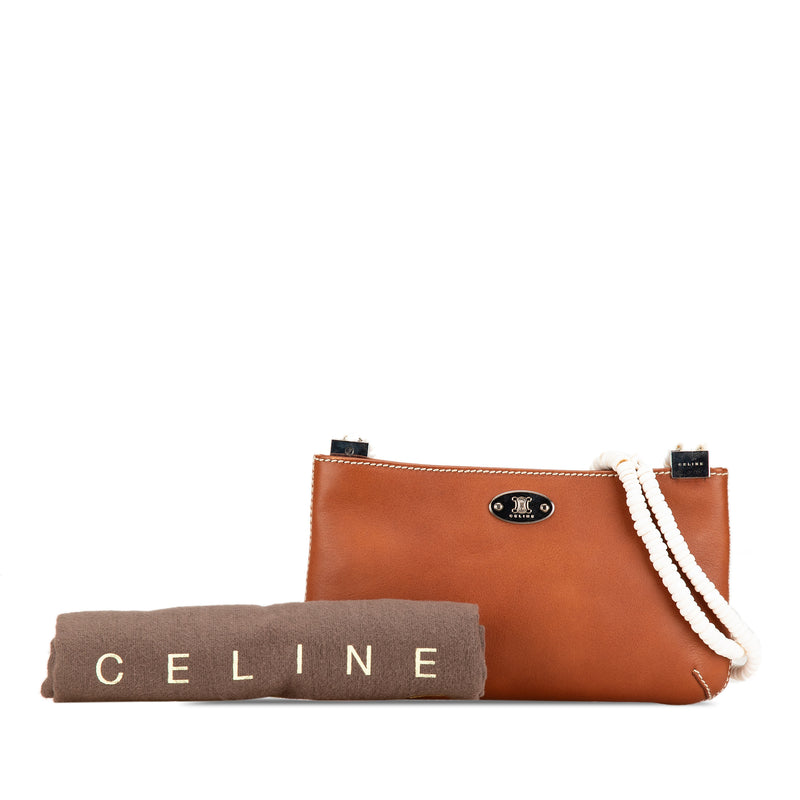 Calfskin Shell Strap Shoulder Bag - Image 9