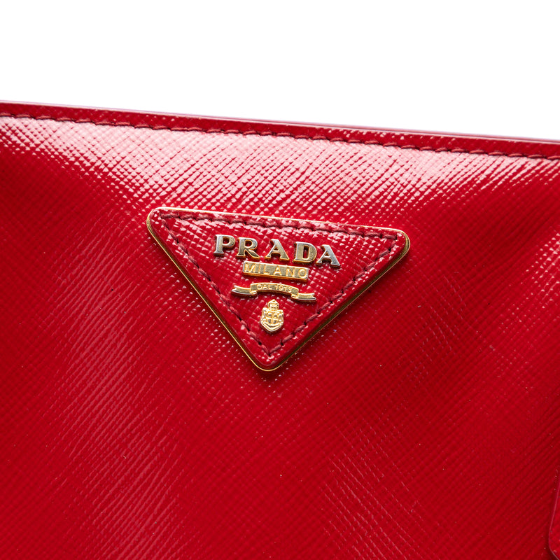 Large Saffiano Vernice Galleria Satchel - Image 5