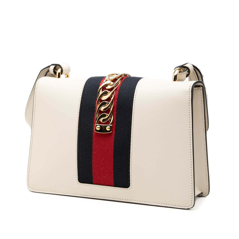Small Calfskin Web Sylvie Satchel - Image 2