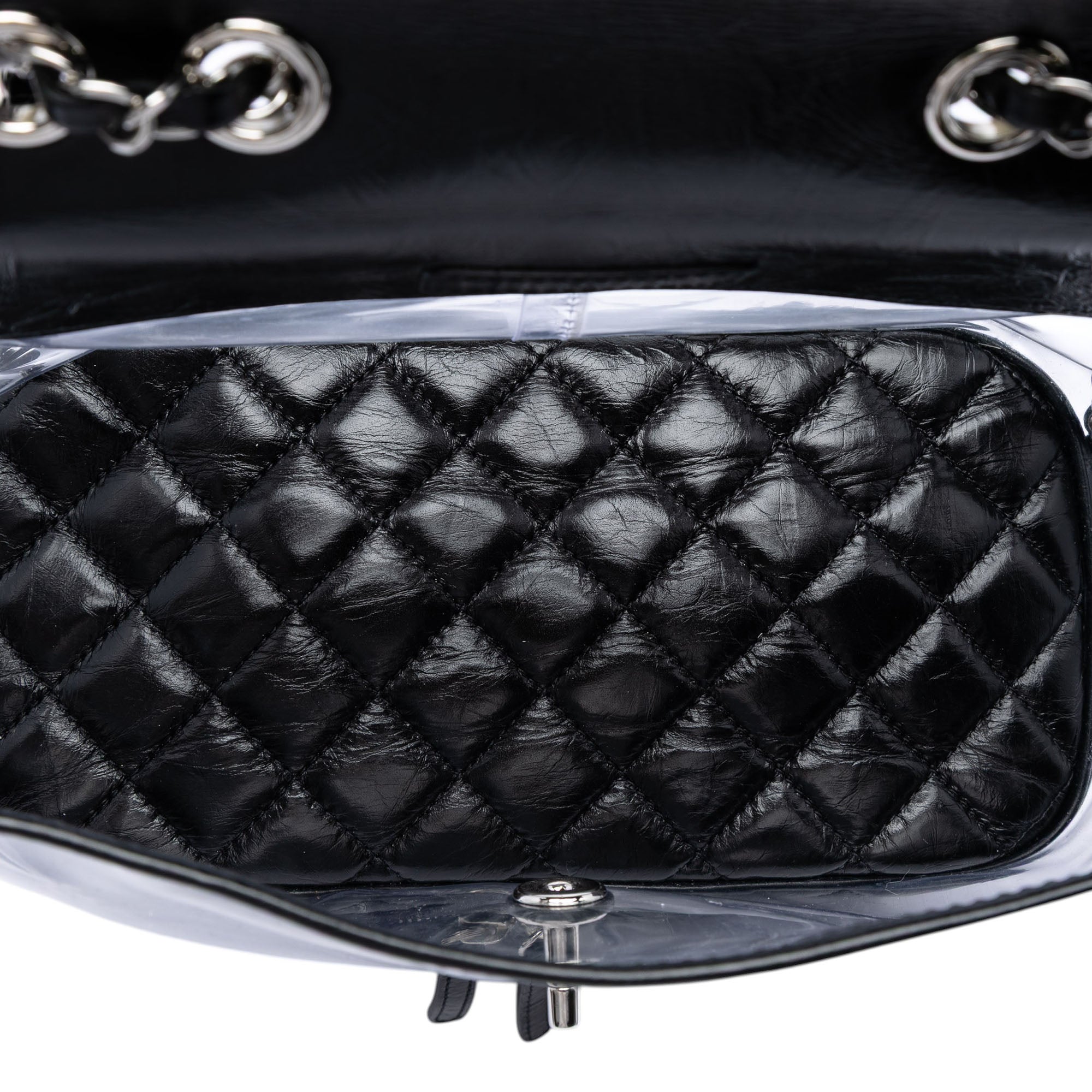 Quilted Lambskin and PVC Aquarium Shoulder Bag - Image 4