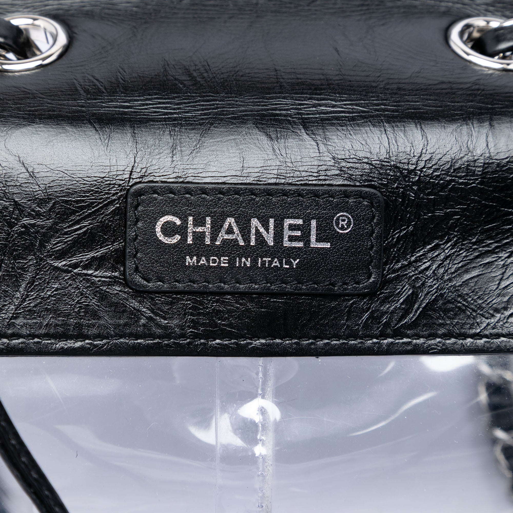 Quilted Lambskin and PVC Aquarium Shoulder Bag - Image 6