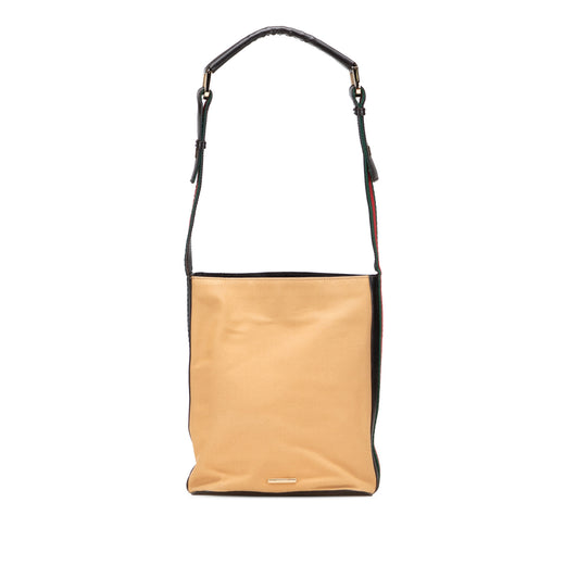 Canvas Web Shoulder Bag - Image 1