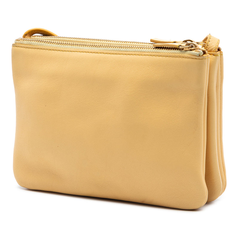 Small Lambskin Trio Crossbody - Image 2