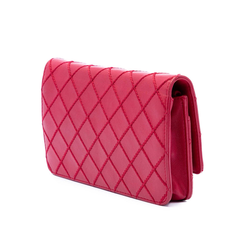 CC Lambskin Wild Stitch Wallet on Chain - Image 2