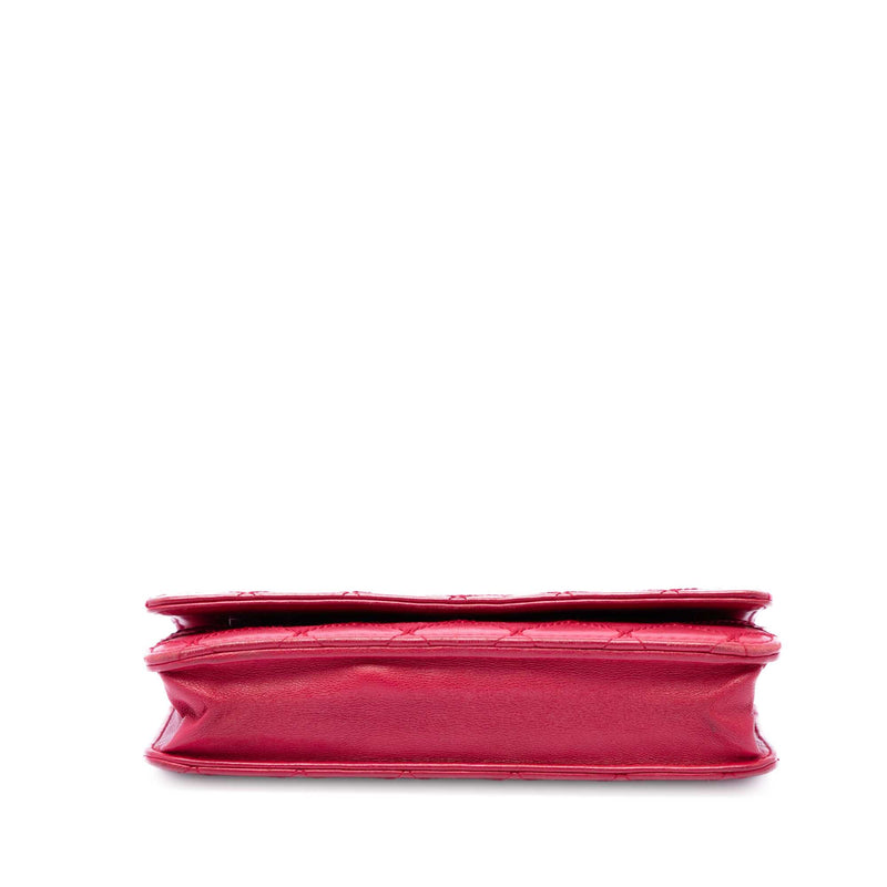 CC Lambskin Wild Stitch Wallet on Chain - Image 3