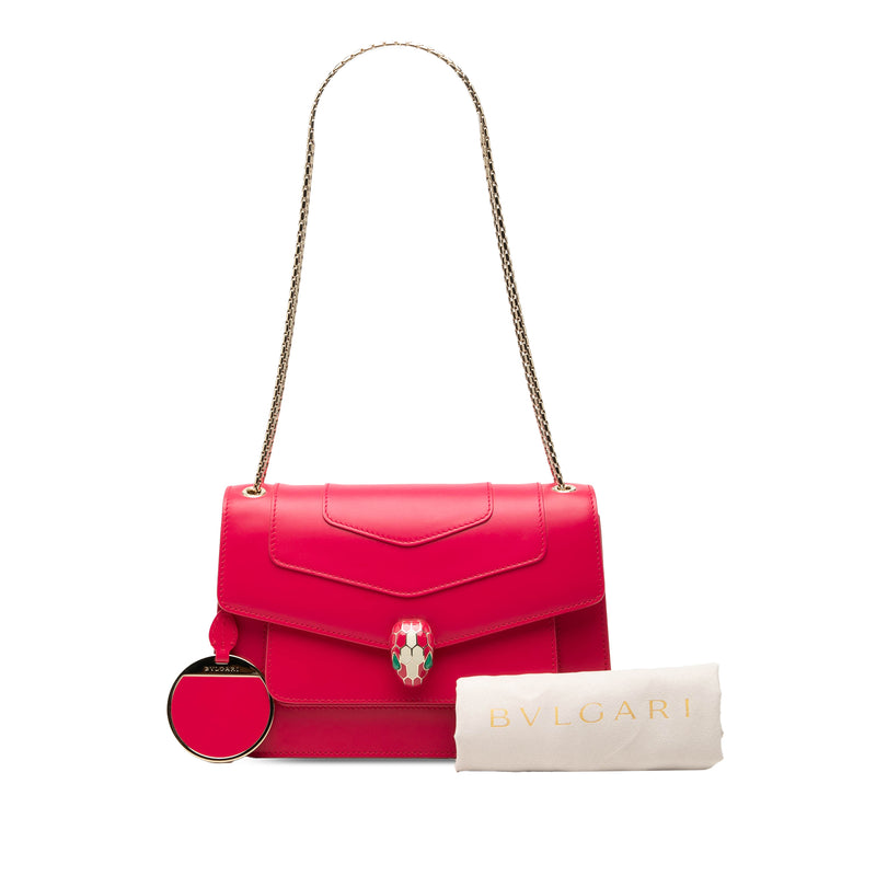 Calfskin Serpenti Forever Shoulder Bag - Image 6