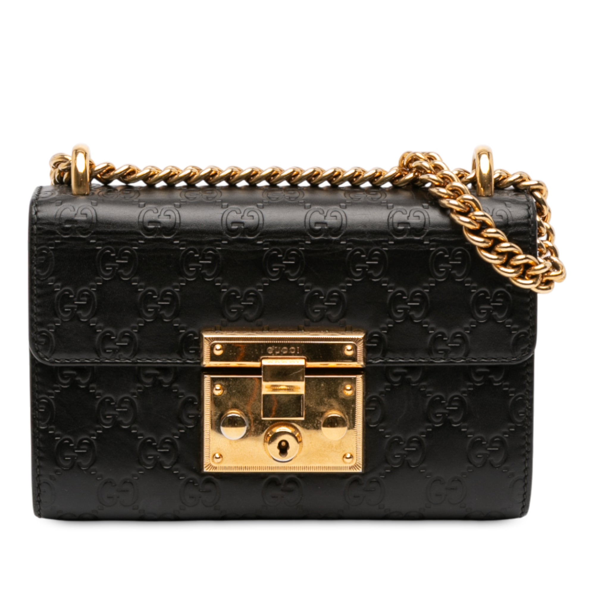 Small Guccissima Padlock Crossbody - Image 1