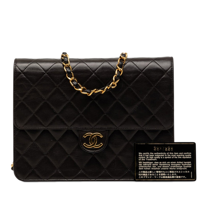 Small CC Quilted Lambskin Single Flap - Image 7