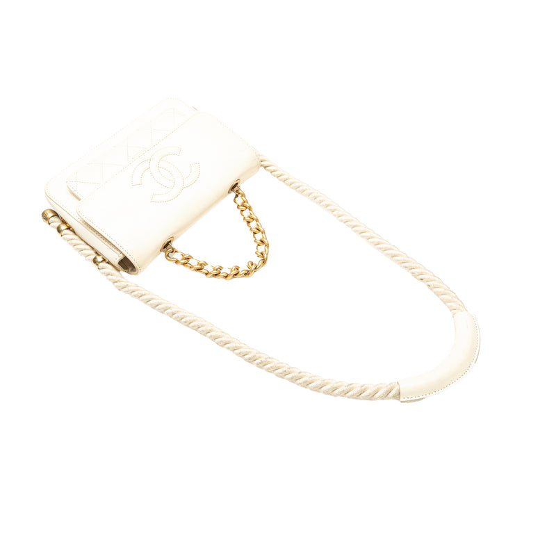Crumpled Calfskin En Vogue Rope Flap - Image 12