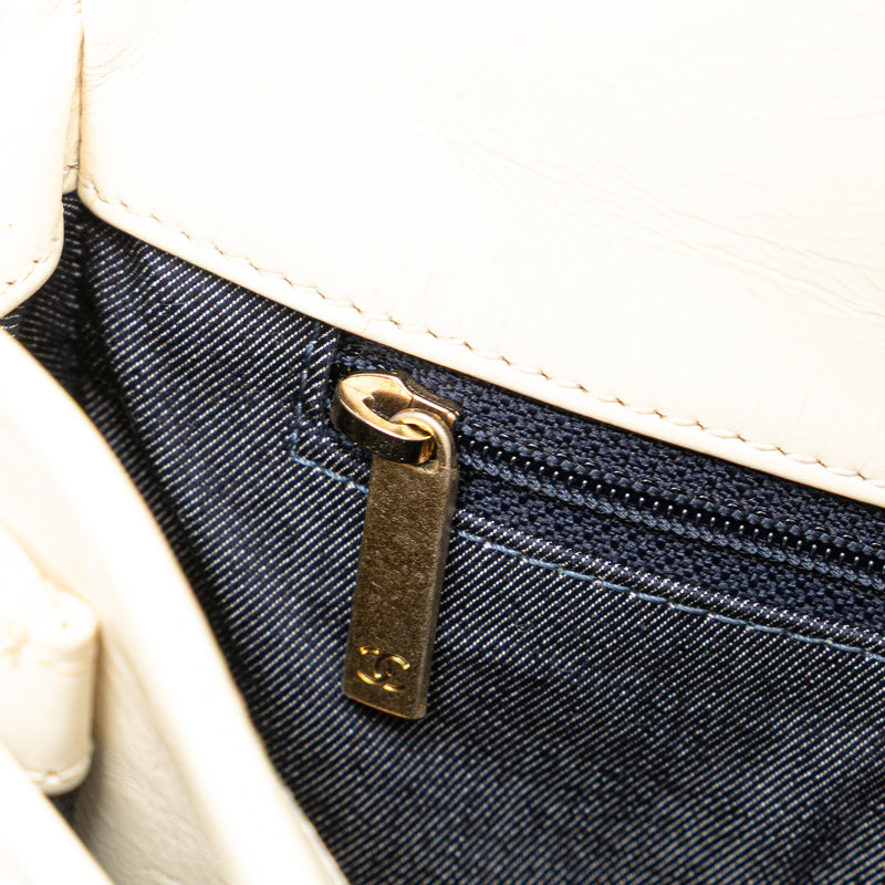 Crumpled Calfskin En Vogue Rope Flap - Image 7