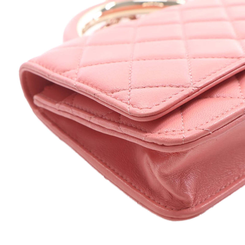CC Quilted Lambskin Top Handle Flap - Image 12