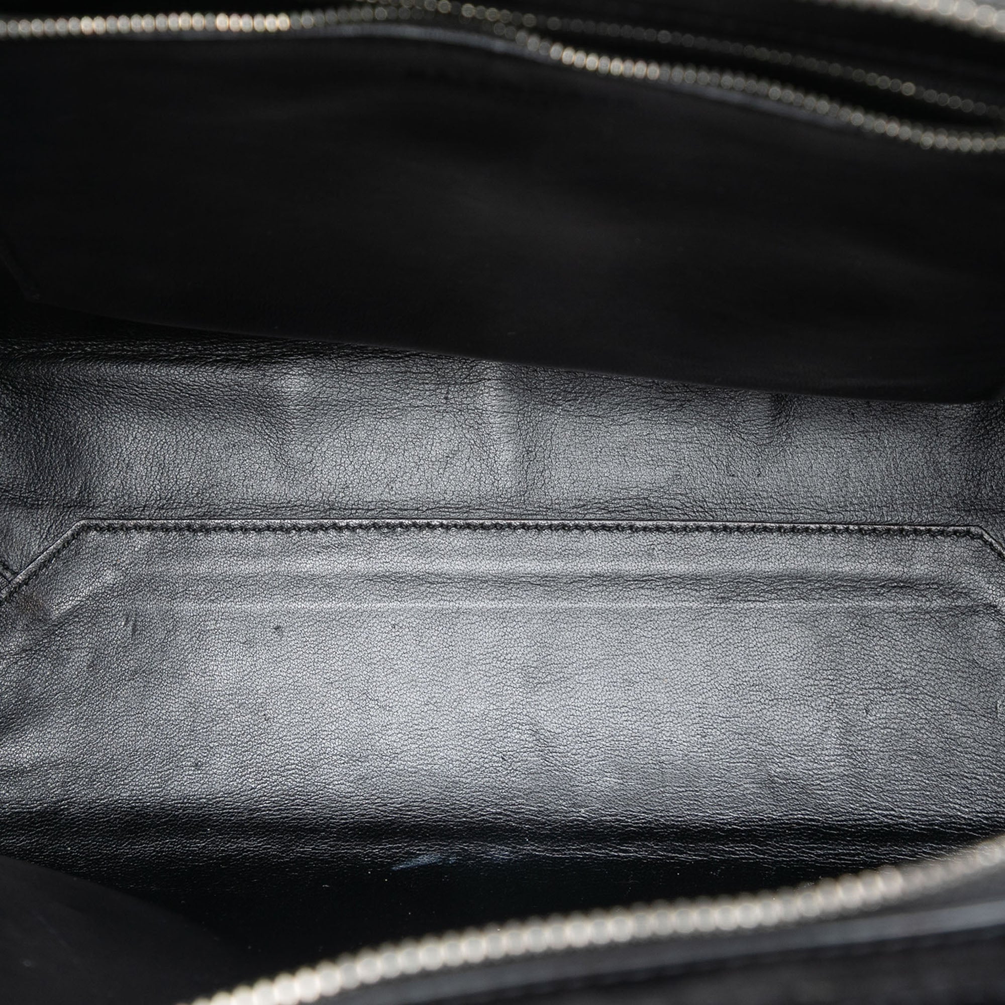 Small Leather Cable Shopper Tote - Image 4