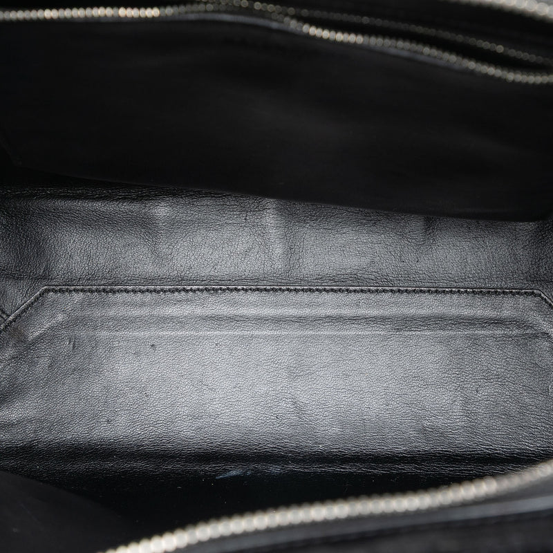 Small Leather Cable Shopper Tote - Image 4
