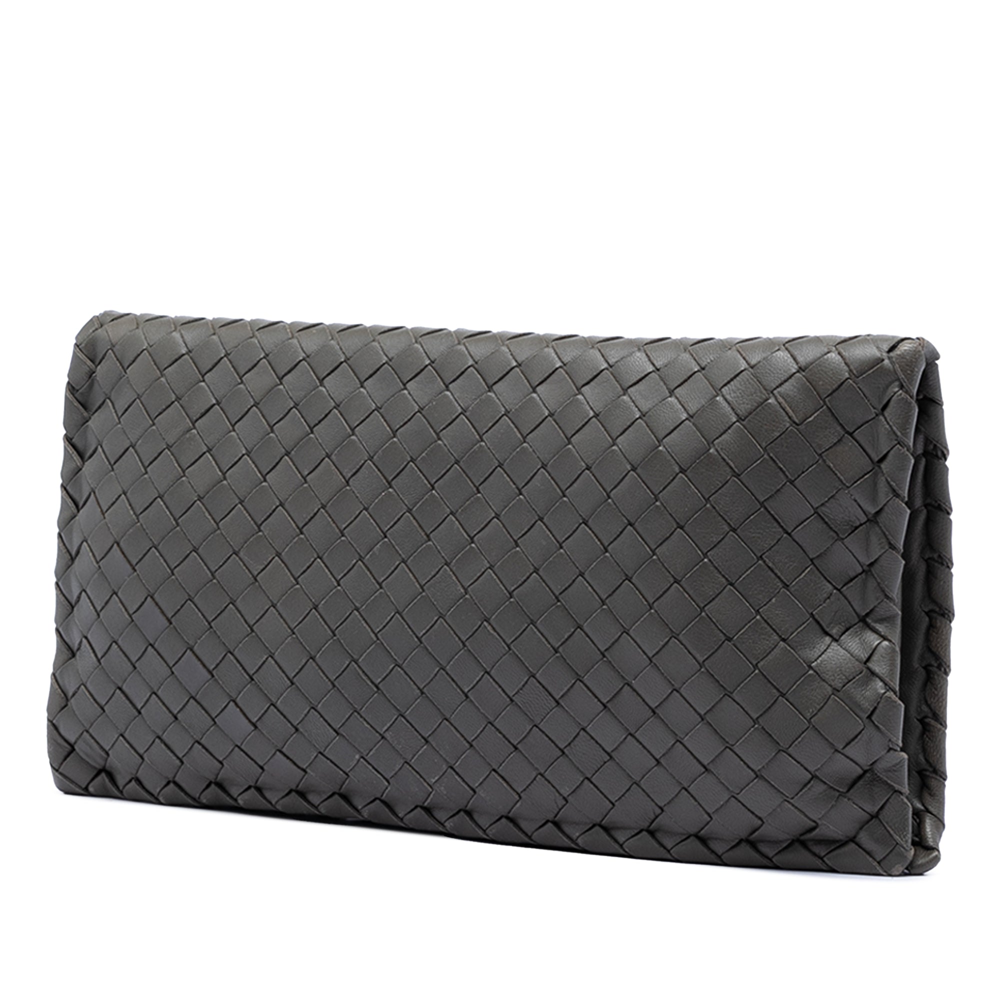 Nappa Intrecciato Turn Lock Clutch - Image 2