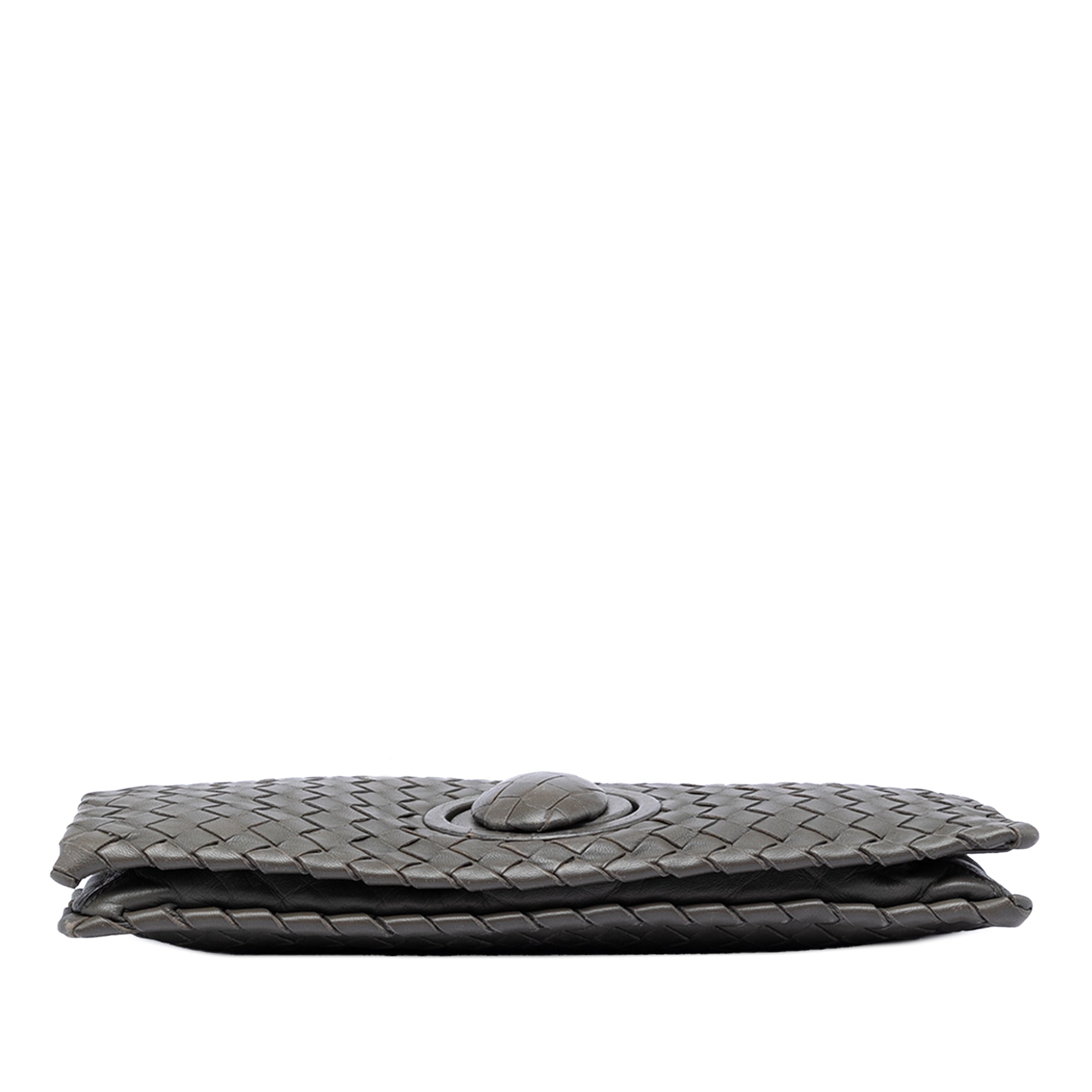 Nappa Intrecciato Turn Lock Clutch - Image 3