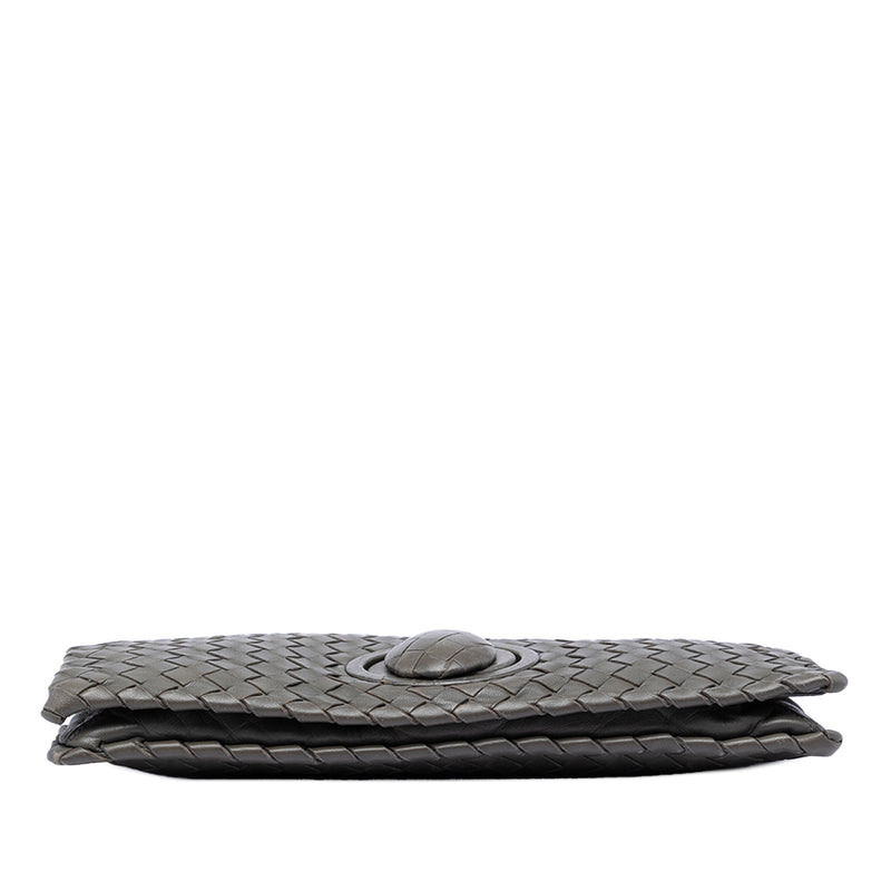 Nappa Intrecciato Turn Lock Clutch - Image 3