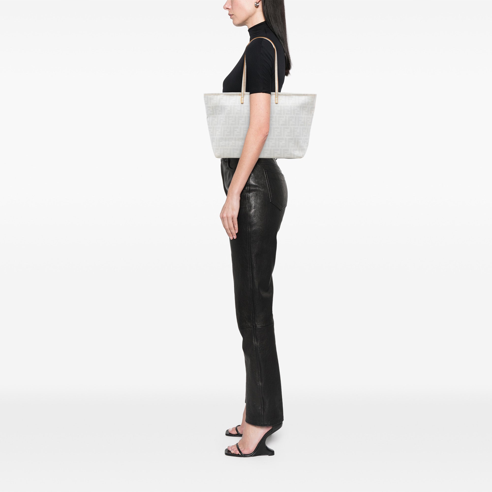 Medium Zucca Spalmati Roll Tote - Image 7
