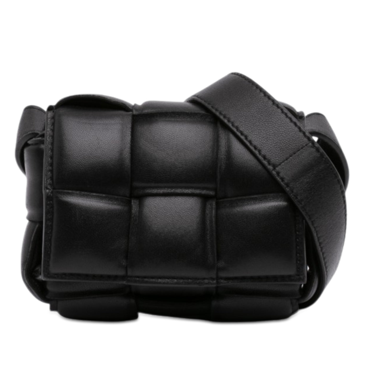 Candy Nappa Intrecciato Padded Cassette Crossbody - Image 1
