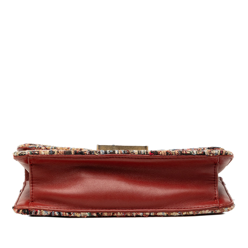 Mini Quilted Tweed Beauty Lock Flap - Image 3