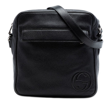 Medium Pebbled Calfskin Soho Messenger Bag - Image 1