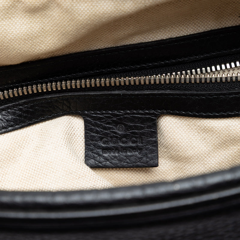 Medium Pebbled Calfskin Soho Messenger Bag - Image 5