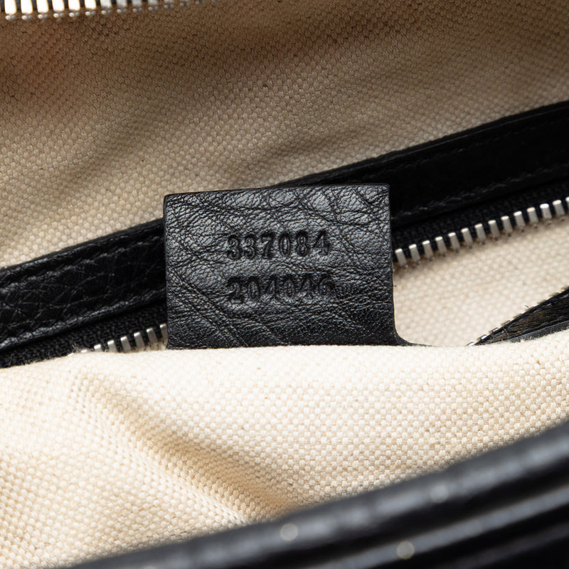 Medium Pebbled Calfskin Soho Messenger Bag - Image 6