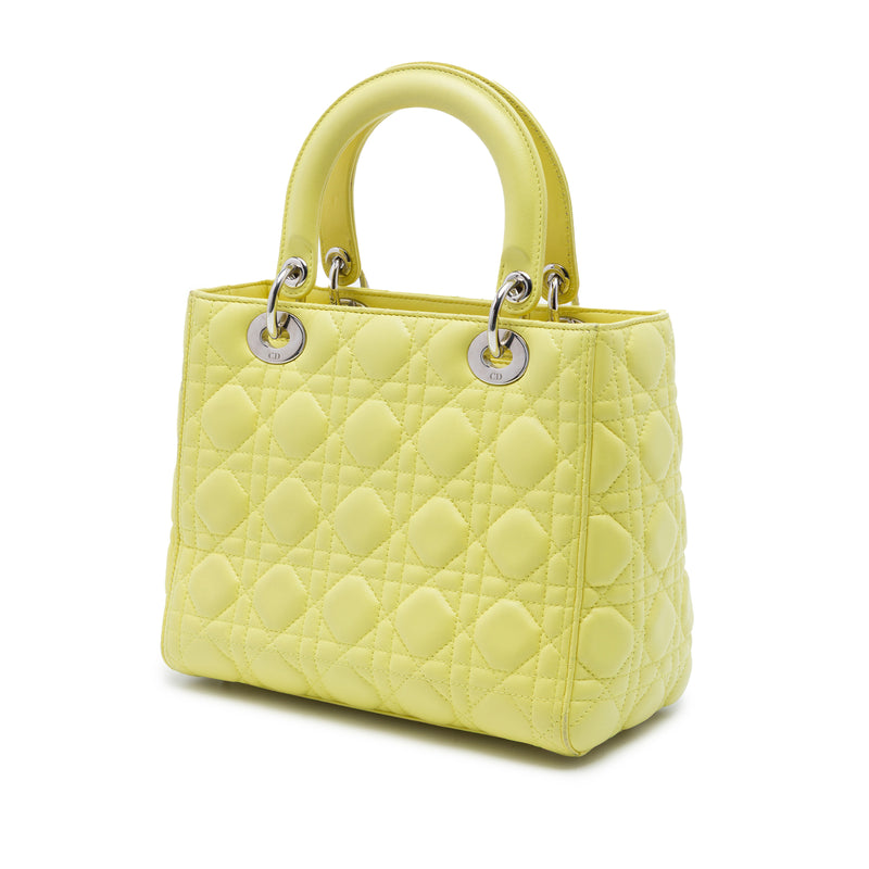 Medium Lambskin Cannage Lady Dior - Image 2