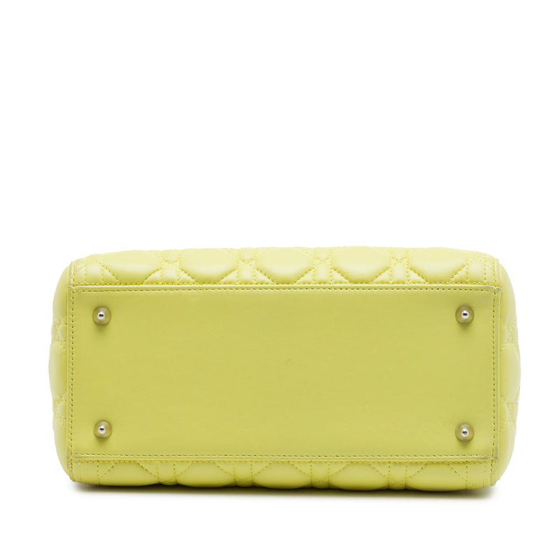 Medium Lambskin Cannage Lady Dior - Image 3