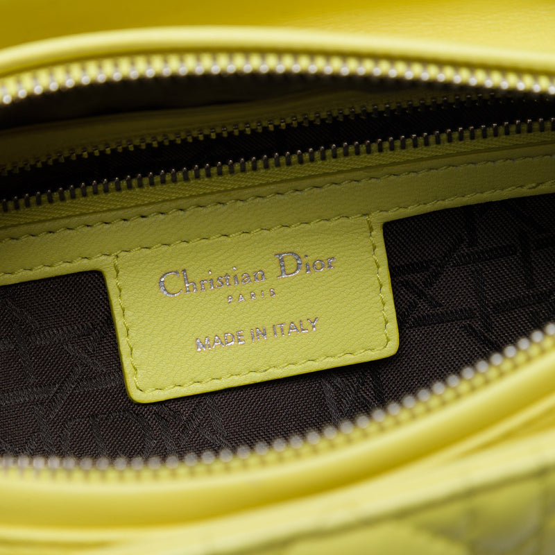Medium Lambskin Cannage Lady Dior - Image 5