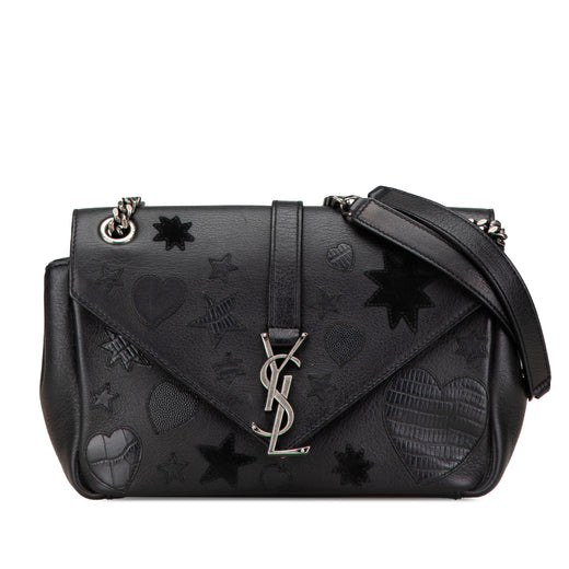 Medium Monogram Heart Patchwork Chain Wallet - Image 1