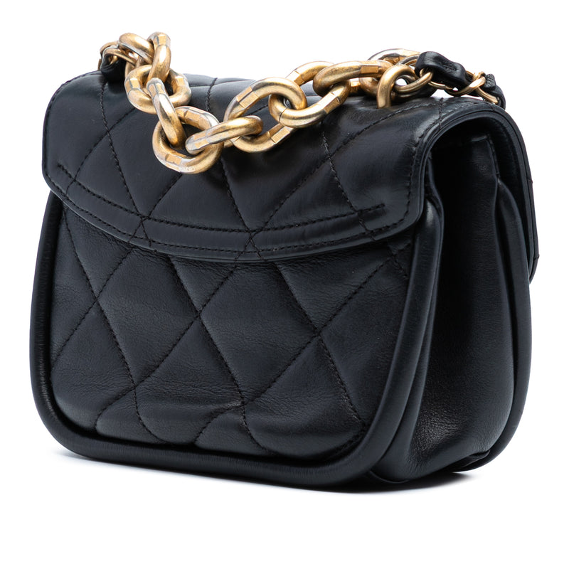 Mini Quilted Lambskin Chain Top Handle Flap - Image 2