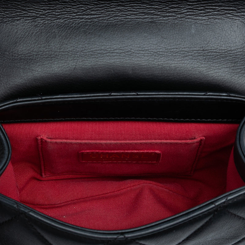 Mini Quilted Lambskin Chain Top Handle Flap - Image 4