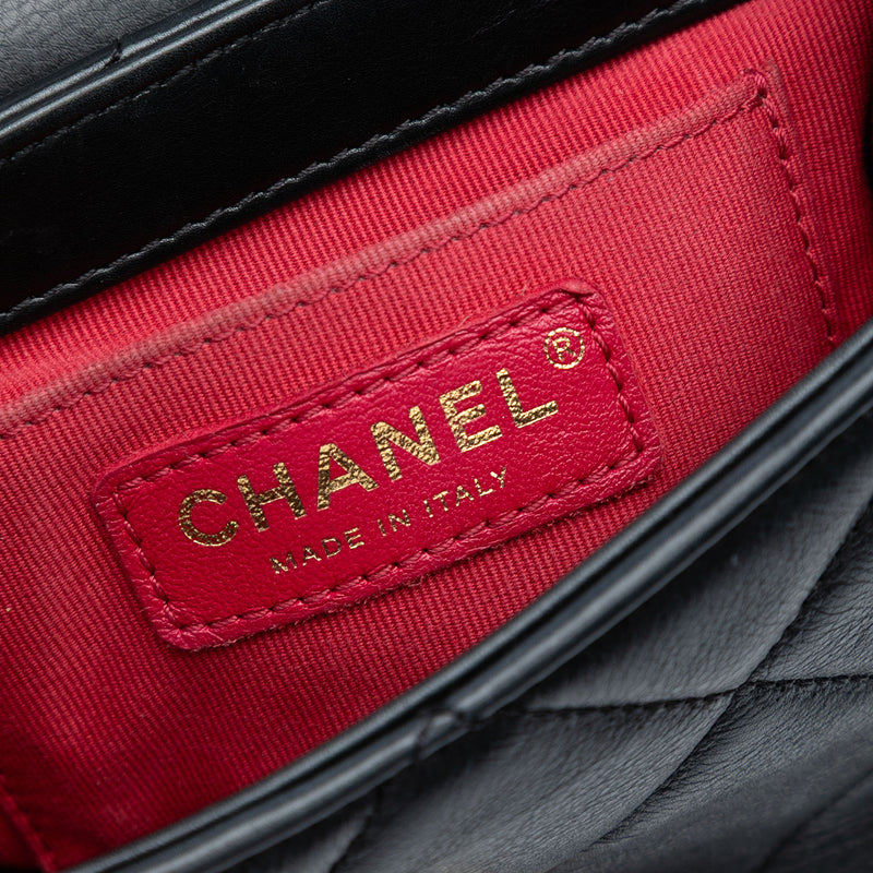 Mini Quilted Lambskin Chain Top Handle Flap - Image 5