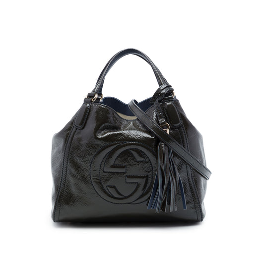 Small Patent Soho Satchel - Image 1